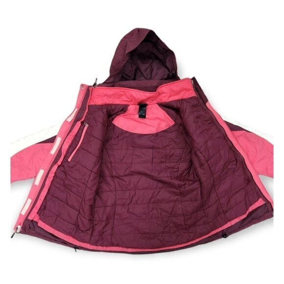 The North Face Hyvent Hooded Dual Layer Lined Rain Zip Jacket Womens Medium - Picture 4 of 11